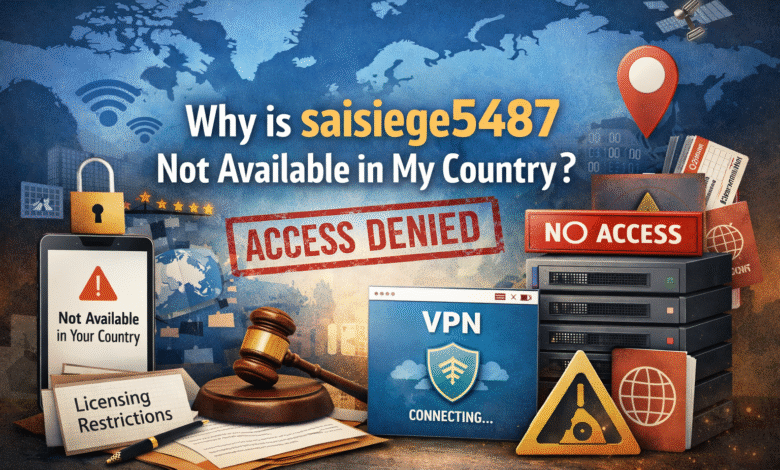 Why Is Saisiege5487 Not Available in My Country