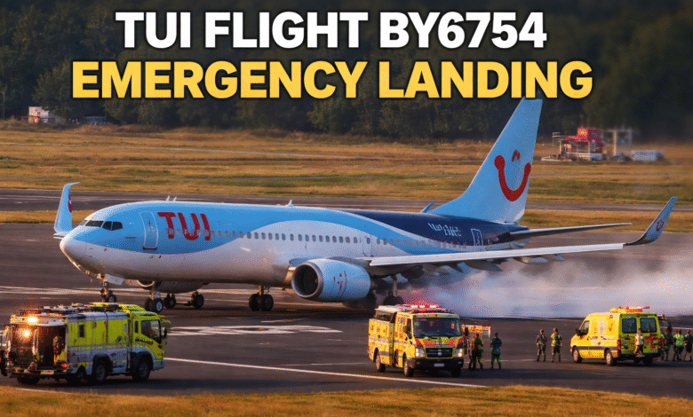 tui flight by6754 emergency landing